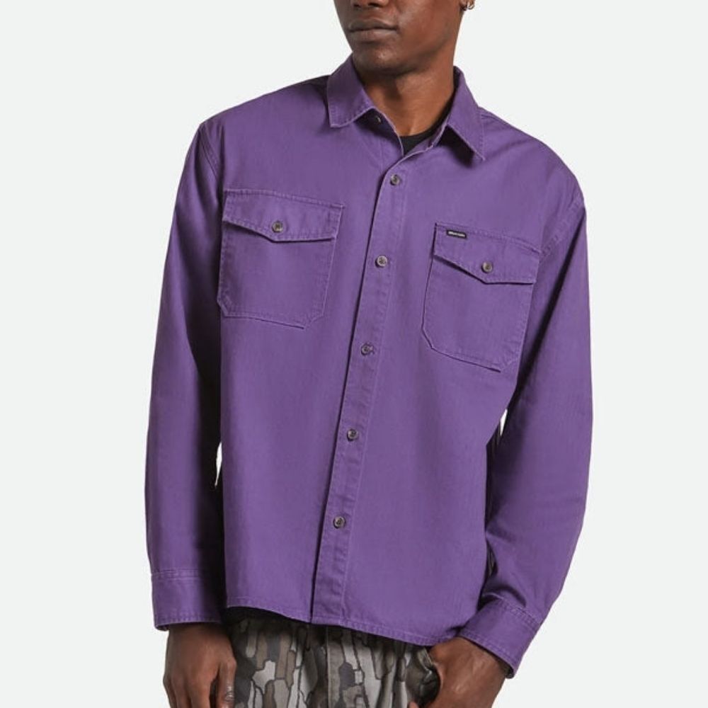 Brixton Herringbone Relaxed Longsleeve - Picture 2 of 4